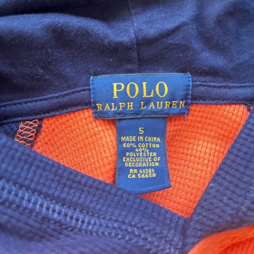 Ralph Lauren Hooded Polo Sweat Shirt.